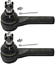 Front, Driver and Passenger Side, Outer Tie Rod Ends