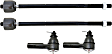 2011 Mercury Mariner - Front, Driver and Passenger Side, Inner and Outer Tie Rod End