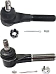 Front, Driver and Passenger Side, Outer Tie Rod End, RWD