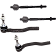 2013-2020 Ford Fusion - Front and Rear, Driver and Passenger Side, Inner and Outer Tie Rod End