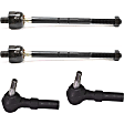 1997 Ford Explorer - Front, Driver and Passenger Side, Inner and Outer Tie Rod End