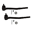 Front, Driver and Passenger Side, Inner Tie Rod Ends