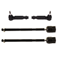 Front, Driver and Passenger Side, Inner and Outer Tie Rod Ends