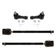 Front, Driver and Passenger Side, Inner and Outer Tie Rod Ends
