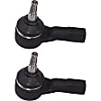 Front, Driver and Passenger Side, Outer Tie Rod Ends