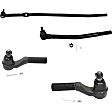 Front, Driver and Passenger Side, Inner and Outer Tie Rod Ends