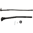 Front, Driver and Passenger Side, Inner Tie Rod Ends, Single Rear Wheels