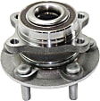 4-Wheel Set Front and Rear Wheel Hub, 5 Lugs, With Bearing, AWD, 5 x 4.25 in. Bolt Pattern