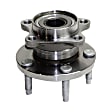 2-Wheel Set Front and Rear Wheel Hub, 5 Lugs, With Bearing, AWD, 3.5L, 6Cyl, Includes (2) Wheel Hub and (2) Wheel Hub Repair Kit