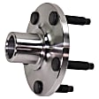 2-Wheel Set Front and Rear Wheel Hub, 5 Lugs, With Bearing, AWD, 3.5L, 6Cyl, Includes (2) Wheel Hub and (2) Wheel Hub Repair Kit