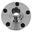 Front, Driver and Passenger Side Wheel Hub, 5 Lugs, With Bearing