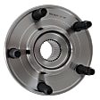 Front, Driver and Passenger Side Wheel Hub, 5 Lugs, With Bearing