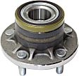 2010-2013 Ford Transit Connect - Rear, Driver and Passenger Side Wheel Hub, 5 Lugs, With Bearing, FWD, 2.0L, 4Cyl