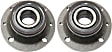 Rear, Driver and Passenger Side Wheel Hub, 4 Lugs, Without Bearing