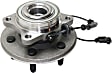 Rear, Driver and Passenger Side Wheel Hub, 6 Lugs, With Bearing, With Sensor, 5.4L, 8Cyl