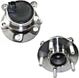 2015 Ford Focus - Rear, Driver and Passenger Side Wheel Hub, Without Parking Assist, 5 Lugs, With Bearing
