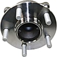 2015 Ford Focus - Rear, Driver and Passenger Side Wheel Hub, Without Parking Assist, 5 Lugs, With Bearing