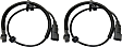 Rear, Driver and Passenger Side ABS Speed Sensor Set of 2