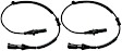 Rear, Driver and Passenger Side ABS Speed Sensor Set of 2
