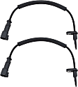 Front, Driver and Passenger Side ABS Speed Sensors