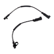 Front, Driver and Passenger Side ABS Speed Sensors, With Dual Rear Wheels
