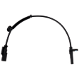 Rear, Driver and Passenger Side ABS Speed Sensors, With Single Rear Wheels