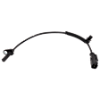 Rear, Driver and Passenger Side ABS Speed Sensors, With Single Rear Wheels