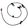 Rear, Driver and Passenger Side ABS Speed Sensors