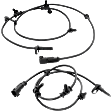 Rear, Driver and Passenger Side ABS Speed Sensors