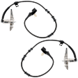 Front, Driver and Passenger Side ABS Speed Sensors