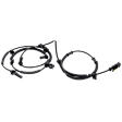Rear, Driver and Passenger Side ABS Speed Sensors