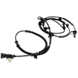 Rear, Driver and Passenger Side ABS Speed Sensors
