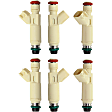 Fuel Injectors, 3.0L 6 Cyl. Gas, 2 Male Blade-type Terminals