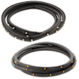 Weatherstrip Seal - Door Weatherstripping, Direct Fit, Set of 2