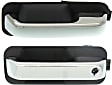 2016 Ford F-150 - Front and Rear, Driver and Passenger Side Chrome Lever with Black Bezel Exterior Door Handle, Extended Cab Pickup