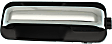 2016 Ford F-150 - Front and Rear, Driver and Passenger Side Chrome Lever with Black Bezel Exterior Door Handle, Extended Cab Pickup