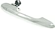 Front, Driver and Passenger Side Exterior Door Handles, Chrome, Driver Side - With Key Hole; Passenger Side - Without Key Hole