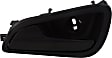 Front or Rear, Driver and Passenger Side Interior Door Handles, Textured Black, Without Door Lock Hole
