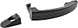 Front, Driver and Passenger Side Exterior Door Handles, Textured Black, Front Driver Side - With Key Hole; Front Passenger Side and Rear Driver and Passenger Side - Without Key Hole