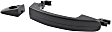 Front, Driver and Passenger Side Exterior Door Handles, Textured Black, Front Driver Side - With Key Hole; Front Passenger Side and Rear Driver and Passenger Side - Without Key Hole