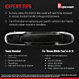 Front, Driver and Passenger Side Exterior Door Handles, Textured Black, Driver Side - With Key Hole; Passenger Side - Without Key Hole