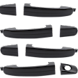 2014-2022 Ford Transit Connect - Front and Rear, Driver and Passenger Side Exterior Door Handles, Primed, Front Driver Side - With Key Hole; Front Passenger Side and Rear Driver and Passenger Side - Without Key Hole