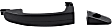2014-2022 Ford Transit Connect - Front and Rear, Driver and Passenger Side Exterior Door Handles, Primed, Front Driver Side - With Key Hole; Front Passenger Side and Rear Driver and Passenger Side - Without Key Hole