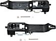 2008 Ford Focus SES - Front, Driver and Passenger Side Black Exterior Door Handle, For Models with Power Lock