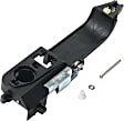 2008 Ford Focus SES - Front, Driver and Passenger Side Black Exterior Door Handle, For Models with Power Lock