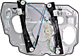 Front, Driver and Passenger Side Power Window Regulator, Without Motor