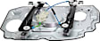 Front, Driver and Passenger Side Power Window Regulator, Without Motor