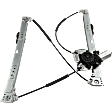 Front, Driver and Passenger Side Window Regulators, Power, For Models With One Touch Open Type