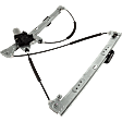 Front, Driver and Passenger Side Window Regulators, Power, For Models With One Touch Open Type