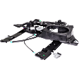Front, Driver and Passenger Side Power Window Regulator, With Motor, 2-pin connector